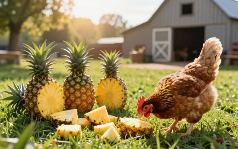 can chickens have pineapple