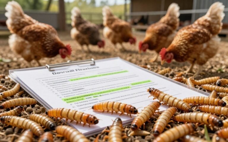 why is it illegal to feed chickens mealworms