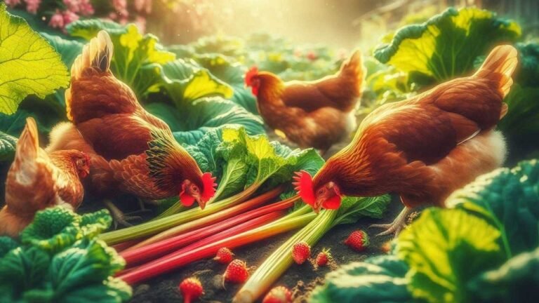 Can Chickens Eat Rhubarb
