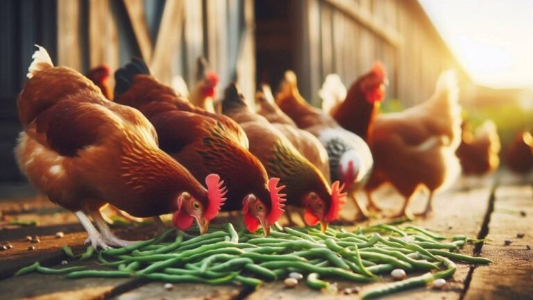 Can chickens eat string beans