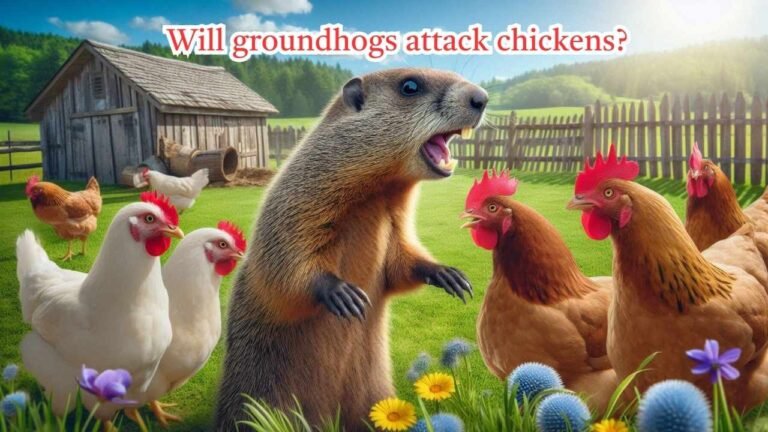 groundhogs attack chickens