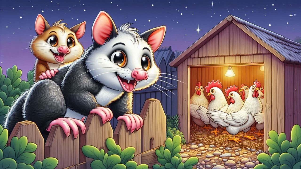 can possums kill chickens