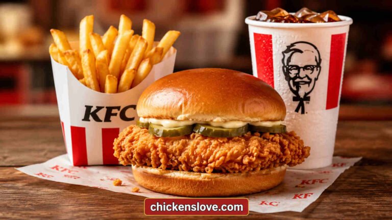KFC Classic Chicken Sandwich Combo