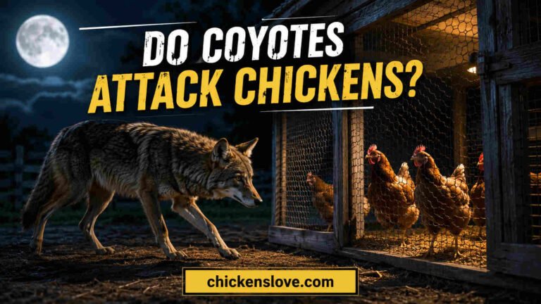 do coyotes attack chickens