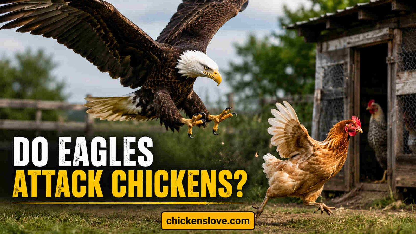do eagles attack chickens